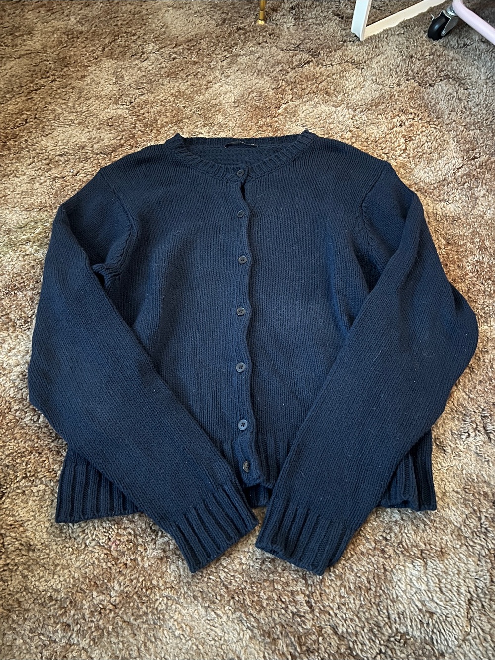 Brandy Melville Navy oversized cardigan